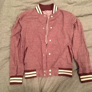 Burgundy Varsity Jacket